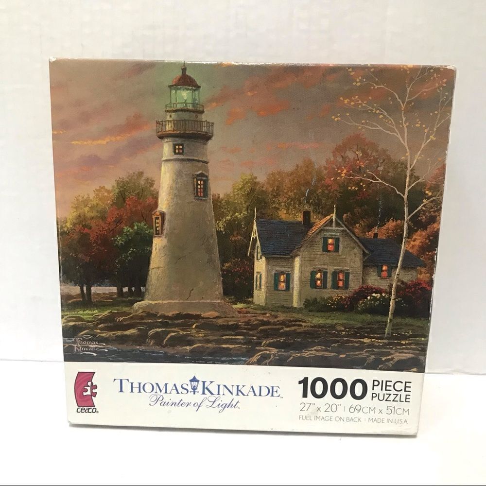 ‎NIB Thomas Kinkade Serenity Cove 1000 piece puzzle